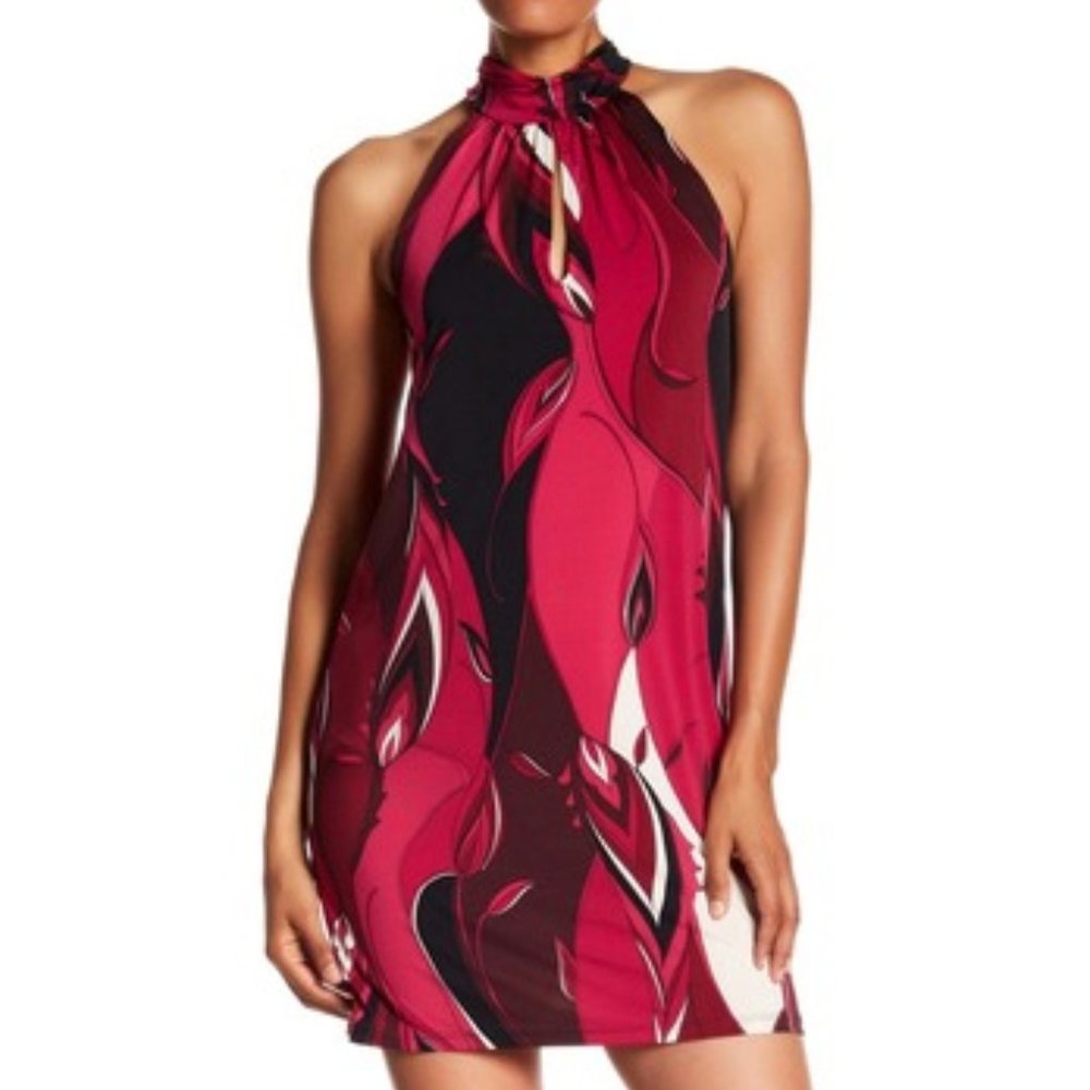 TRINA TURK Gracious High Halter Dress